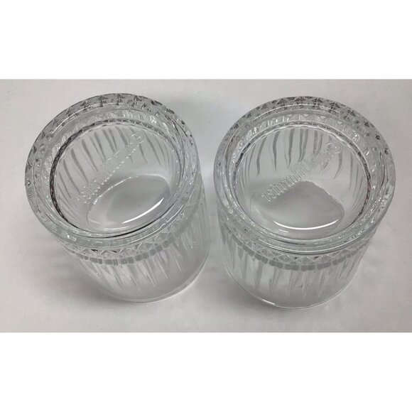 Grand Marnier Cocktail Lowball Rocks Glasses 8oz Set of 2 Diamond Cut NEW - Picture 7 of 7